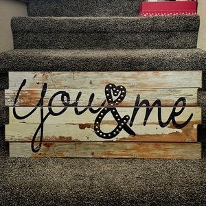 You & Me Studded Art Decor